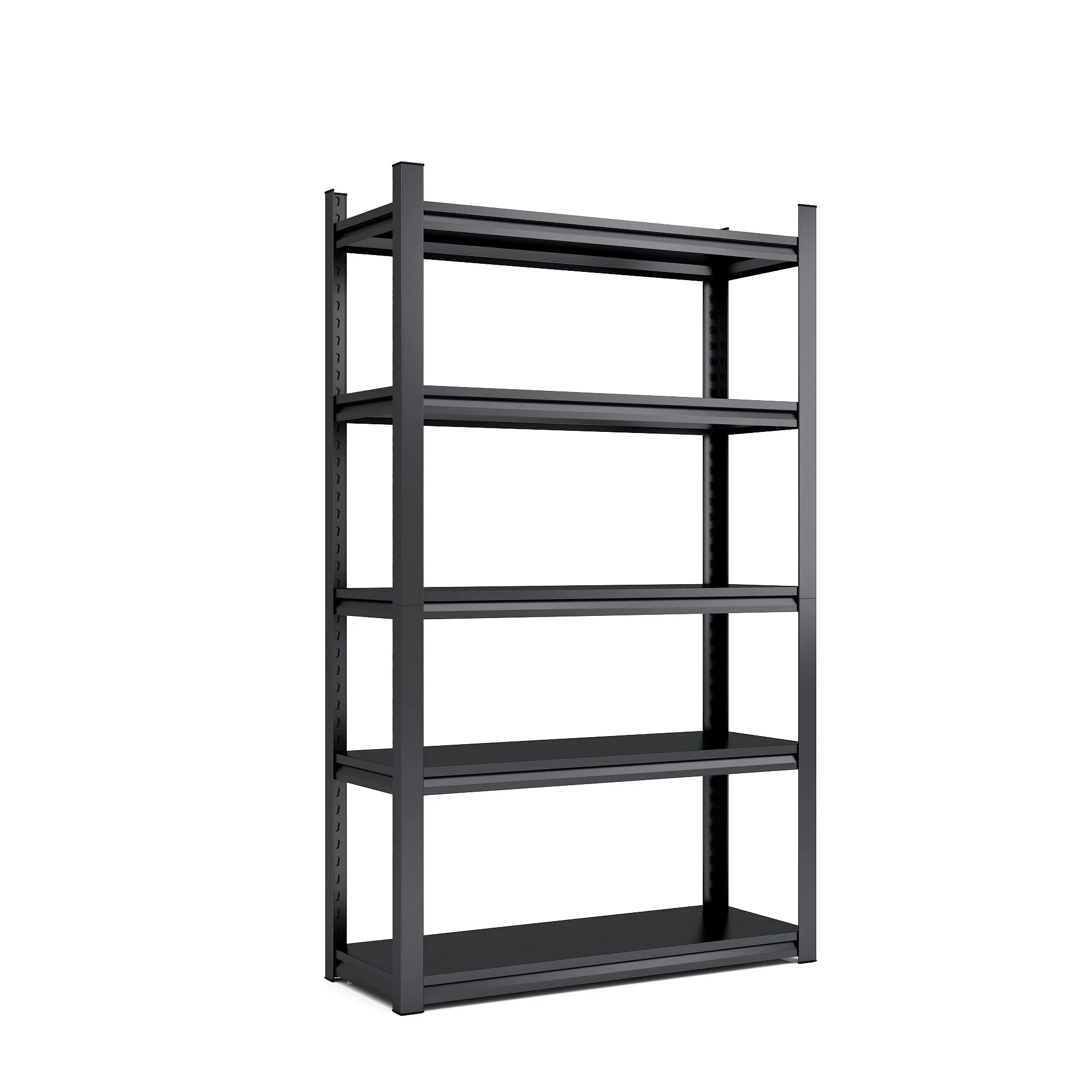 5-Tier Adjustable Metal Shelving Unit, Heavy Duty Shelving Utility Rack for Garage Basement Kitchen Pantry Closet 47.2"W x 18"D x 77.9"H