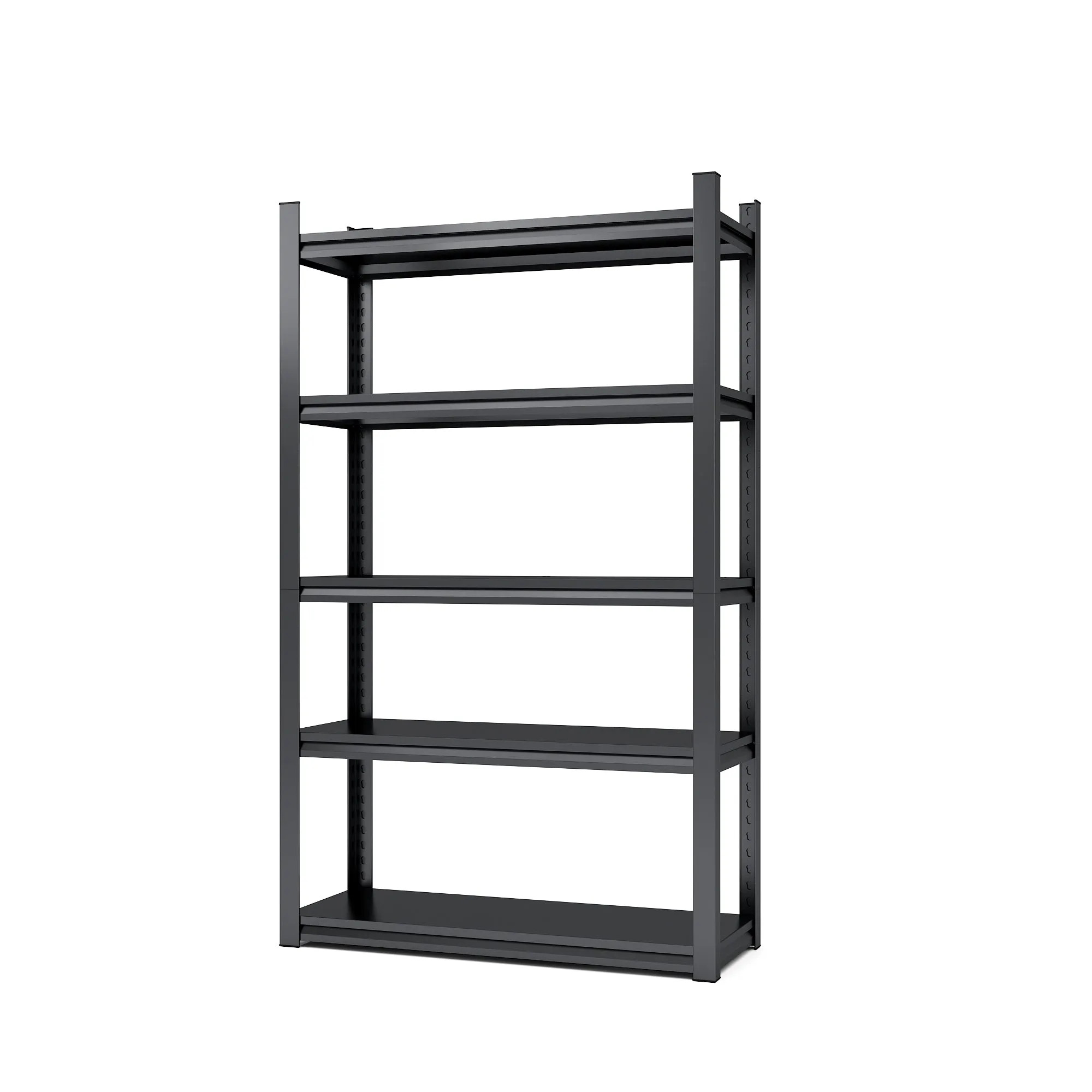 5-Tier Adjustable Metal Shelving Unit, Heavy Duty Shelving Utility Rack for Garage Basement Kitchen Pantry Closet 47.2"W x 18"D x 77.9"H