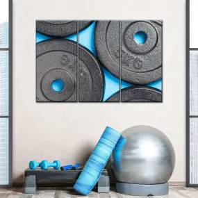 5KG Weight Plates Wall Art