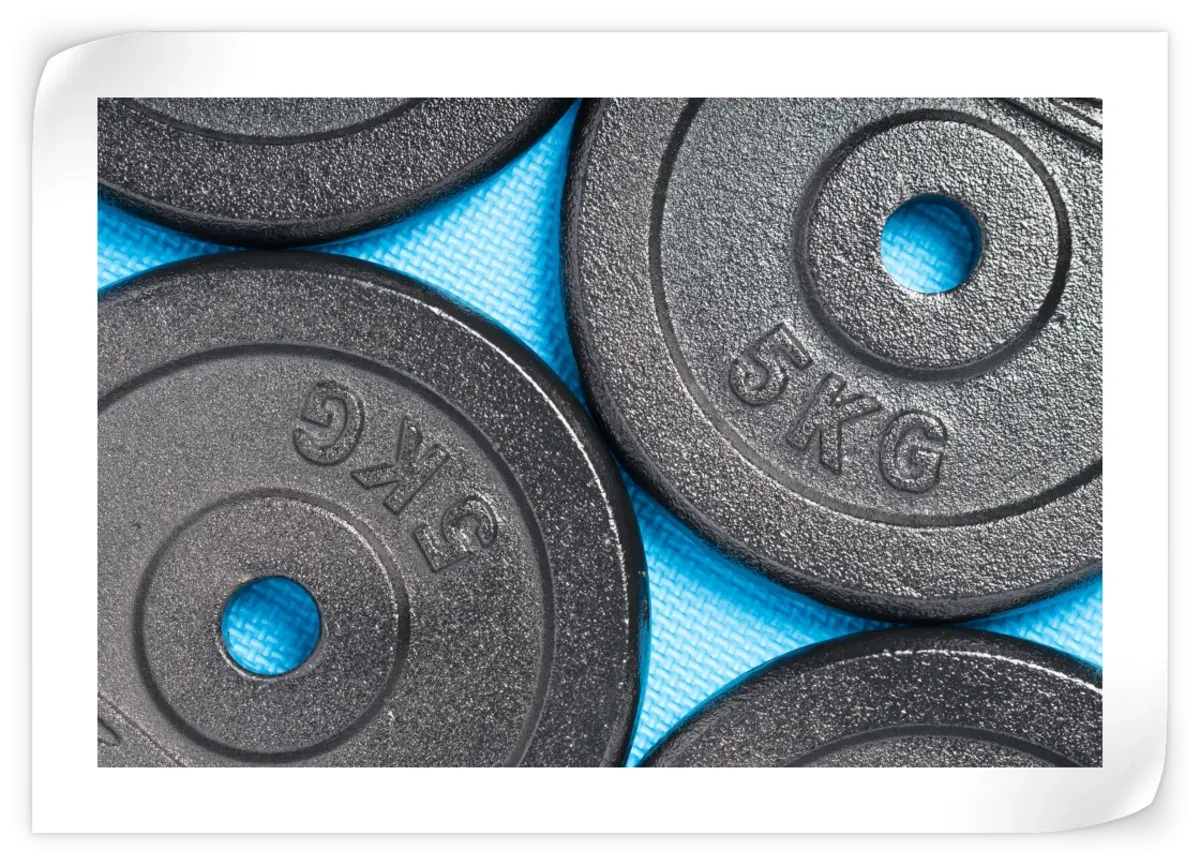 5KG Weight Plates Wall Art