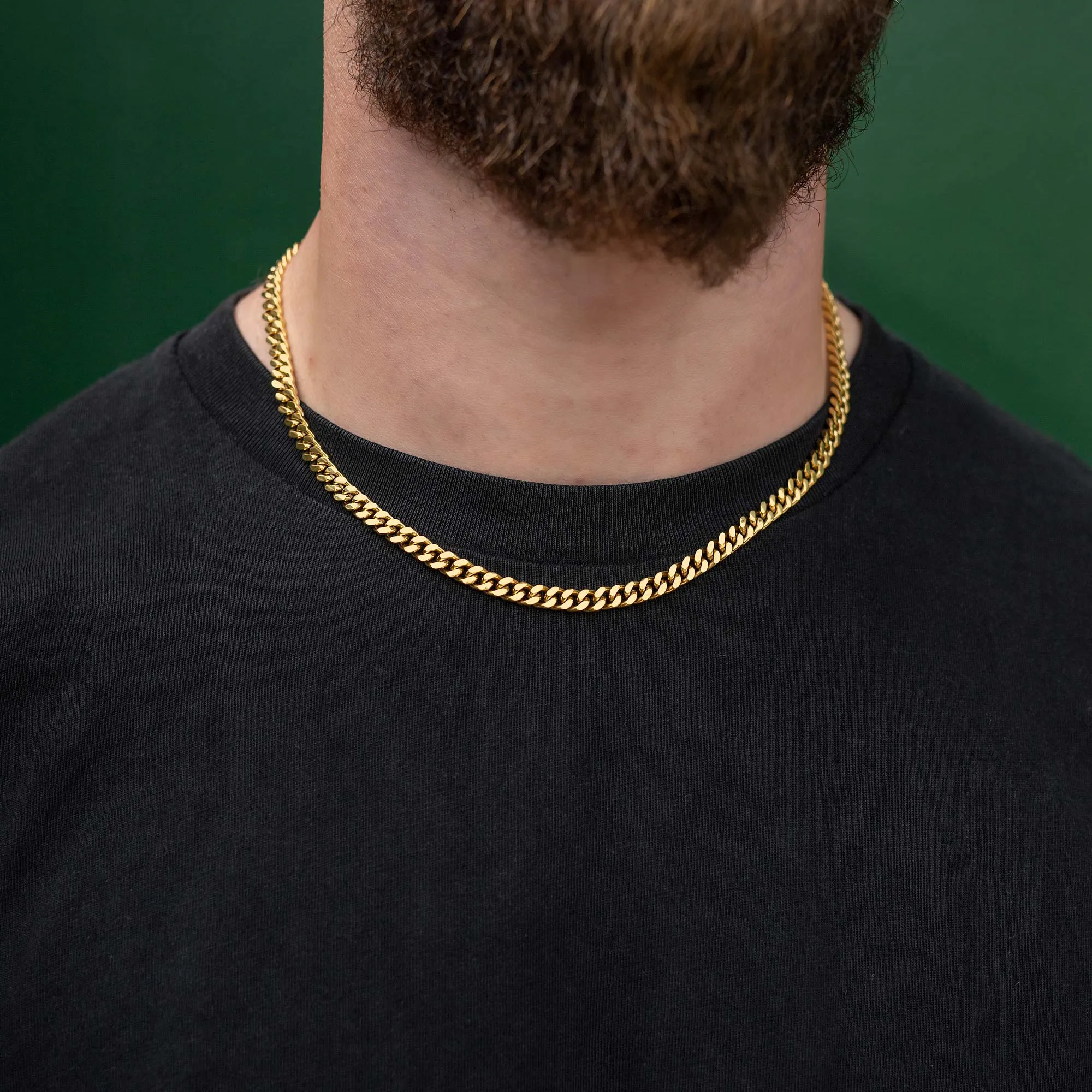 6mm Cuban Chain (Gold)