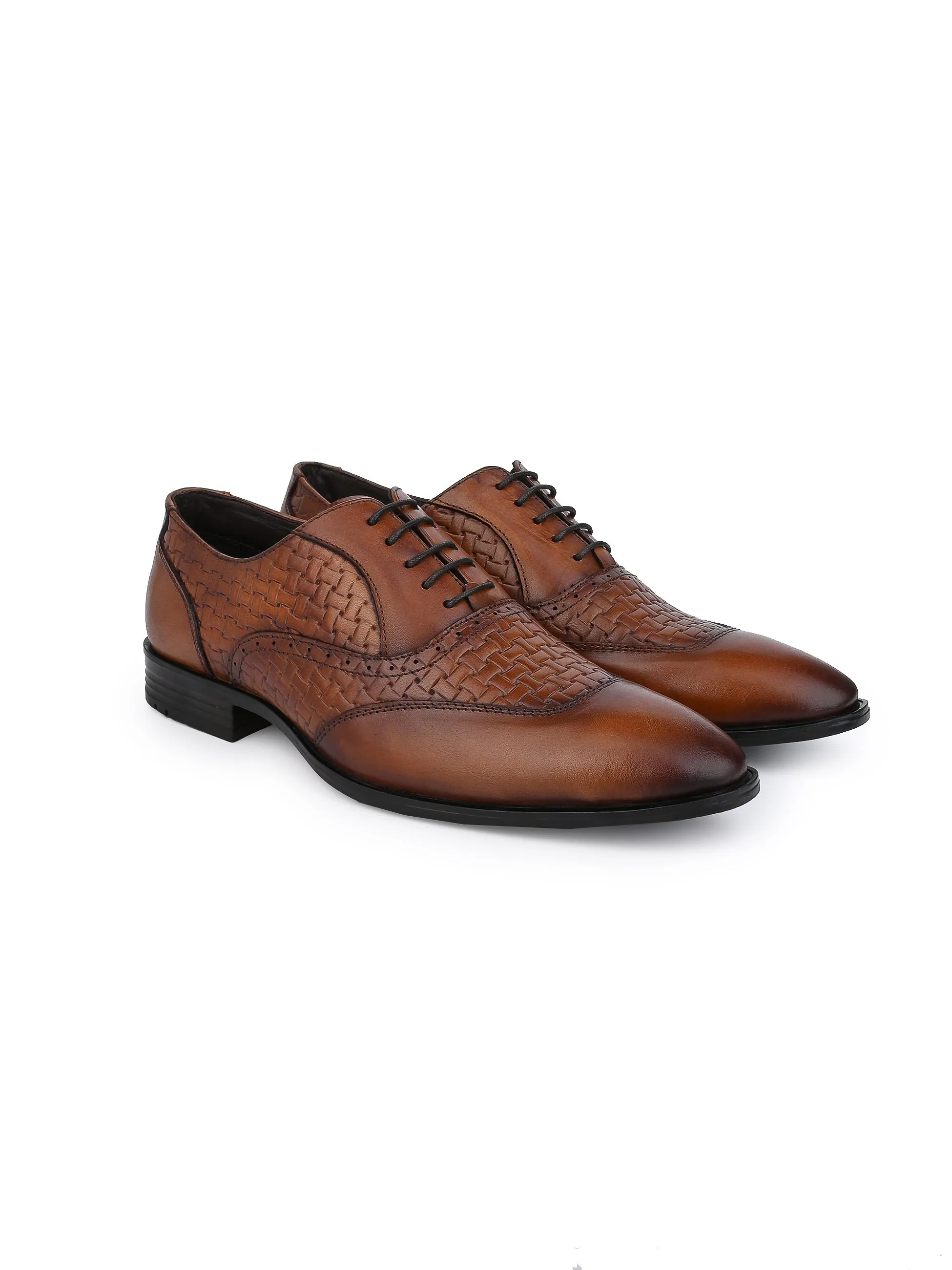 Alberto Torresi Tan Formal Shoe For Men