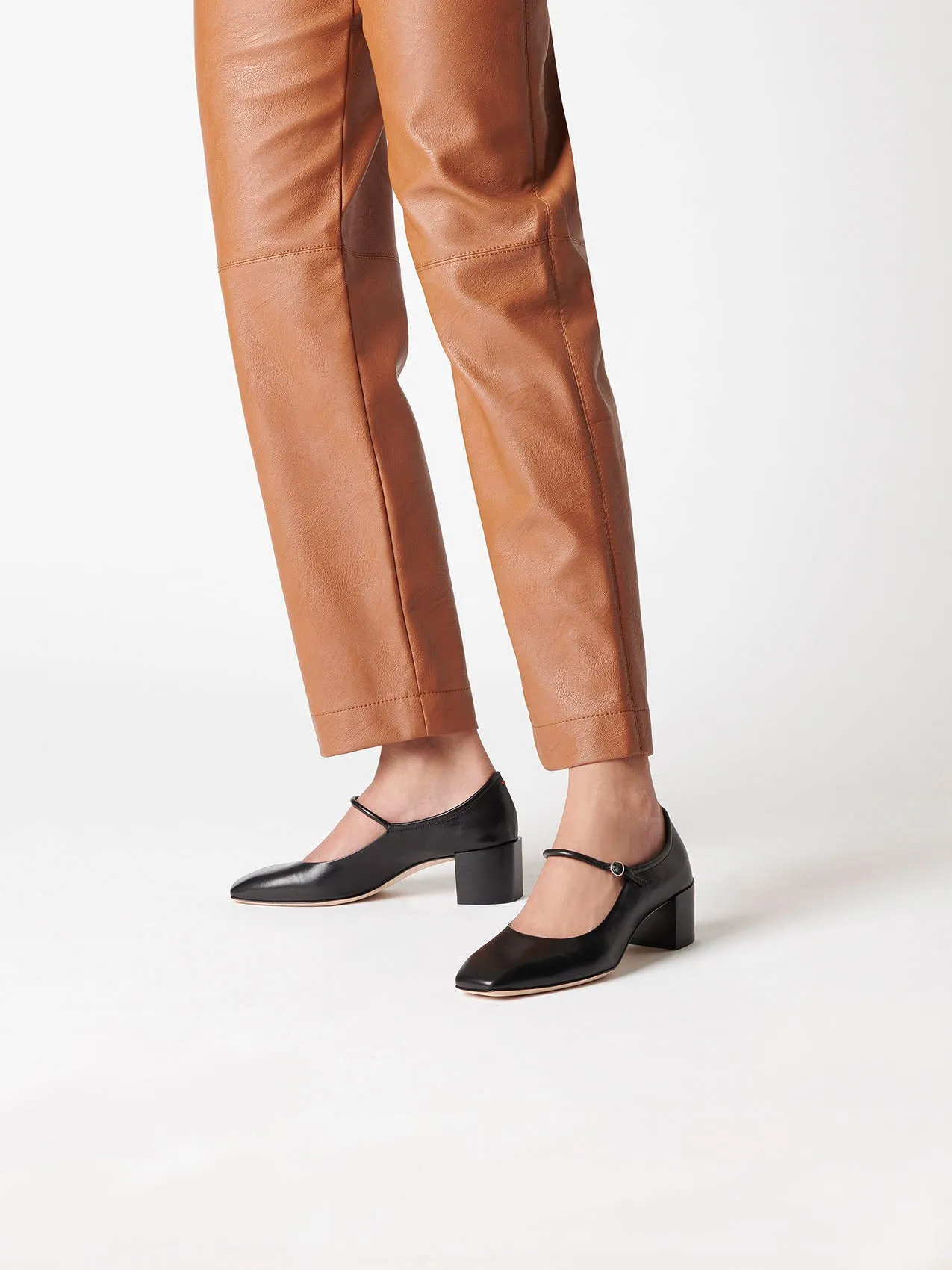 Aline Leather Mary-Jane Pumps