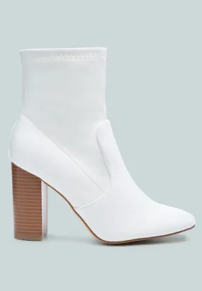 Anastasia Block Heeled Ankle Boots By Ruw