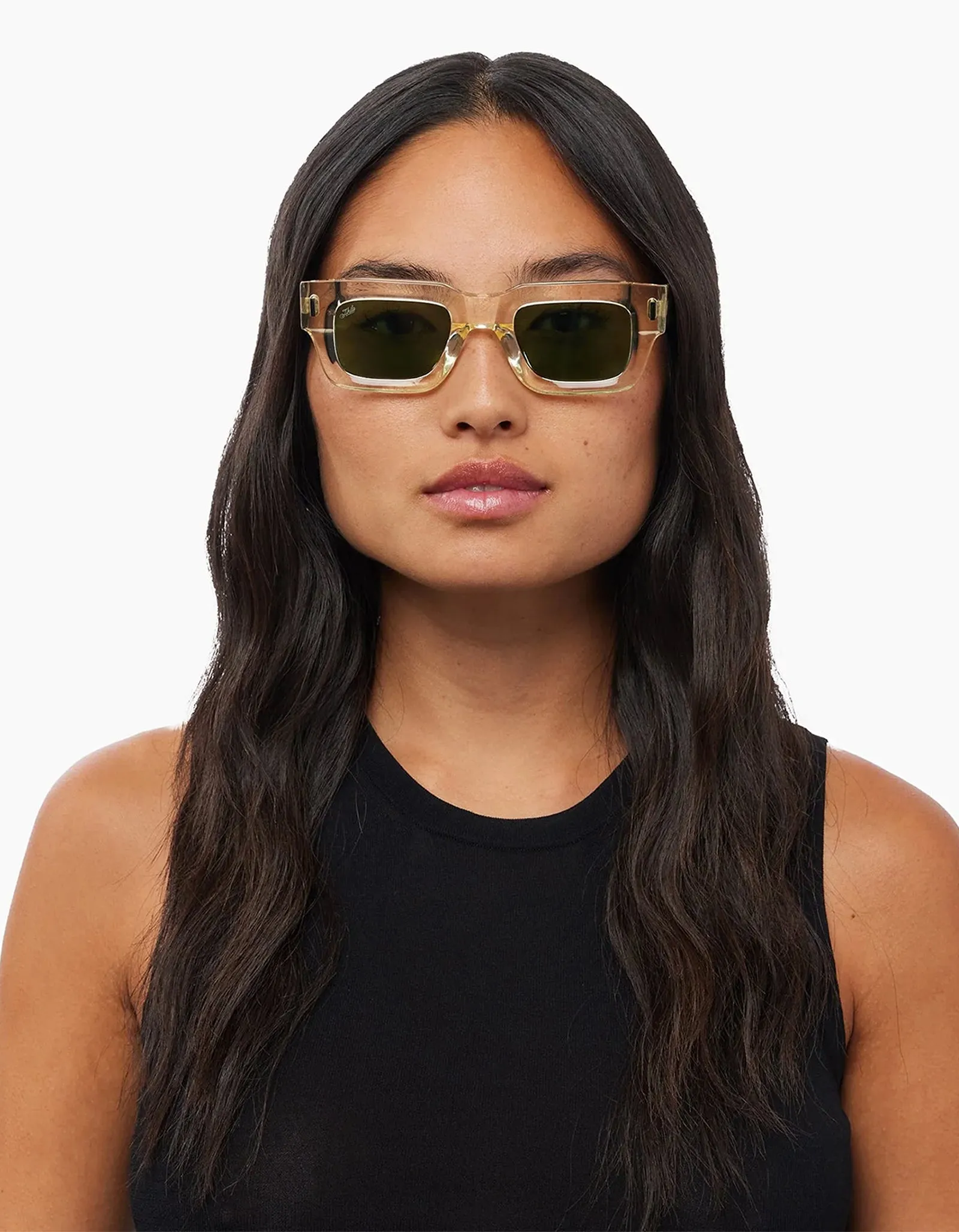 Ares Sunglasses - Lemonade/Green