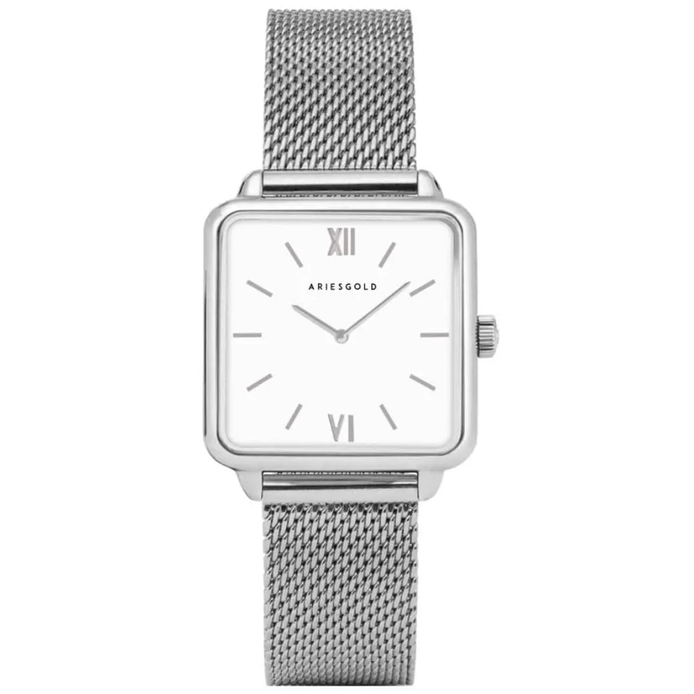 ARIES GOLD MINUIT SILVER L 5038 S-W WOMEN WATCH