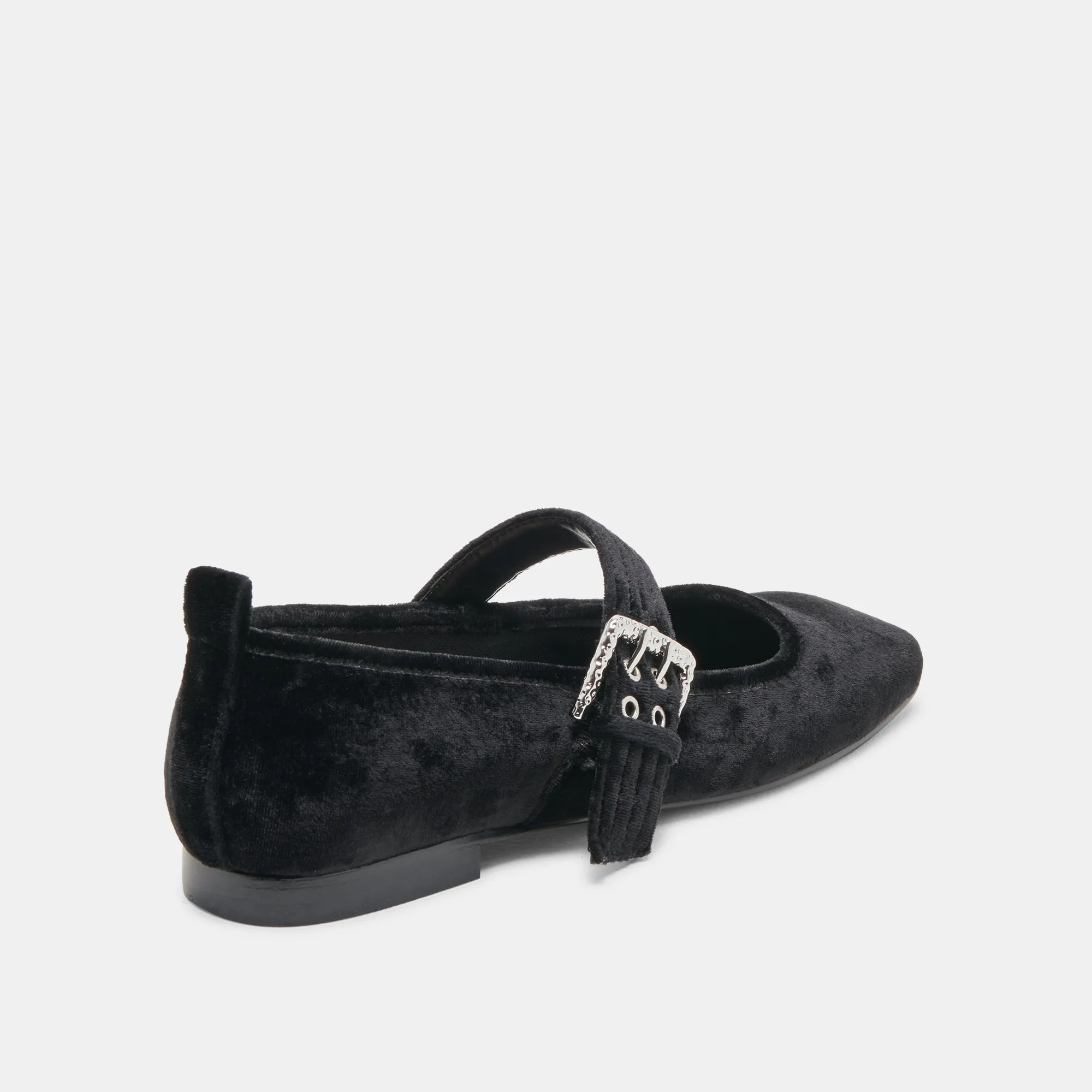 ARORA BALLET FLATS NERO VELVET