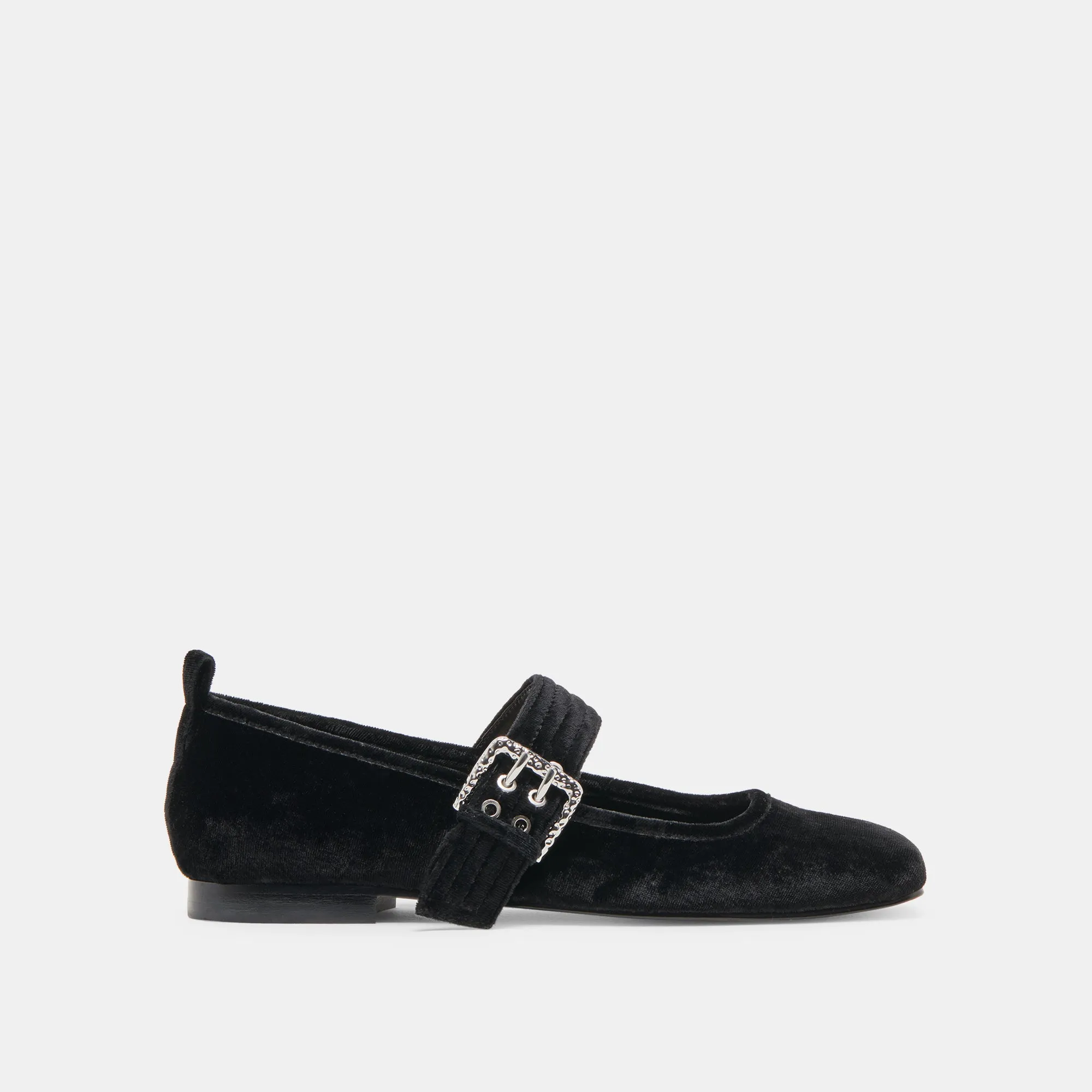 ARORA BALLET FLATS NERO VELVET