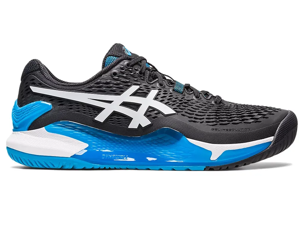 Asics Gel Resolution 9 Tennis Shoe - Black/White