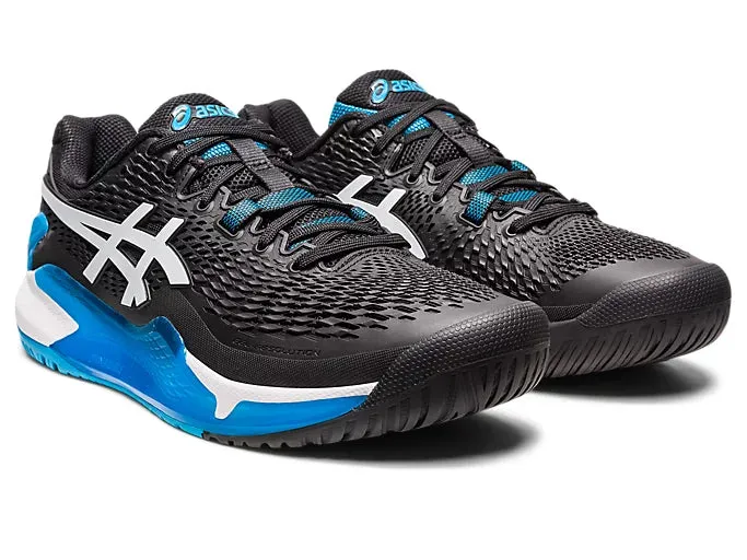 Asics Gel Resolution 9 Tennis Shoe - Black/White