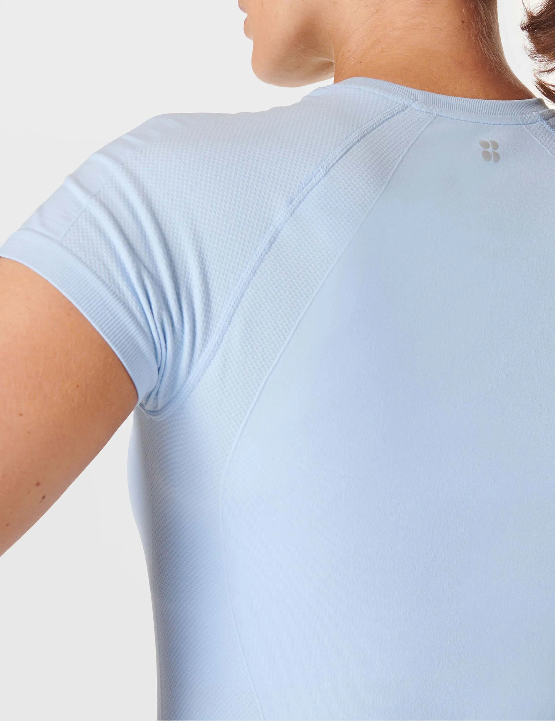 Athlete Seamless Gym T-Shirt - Breeze Blue