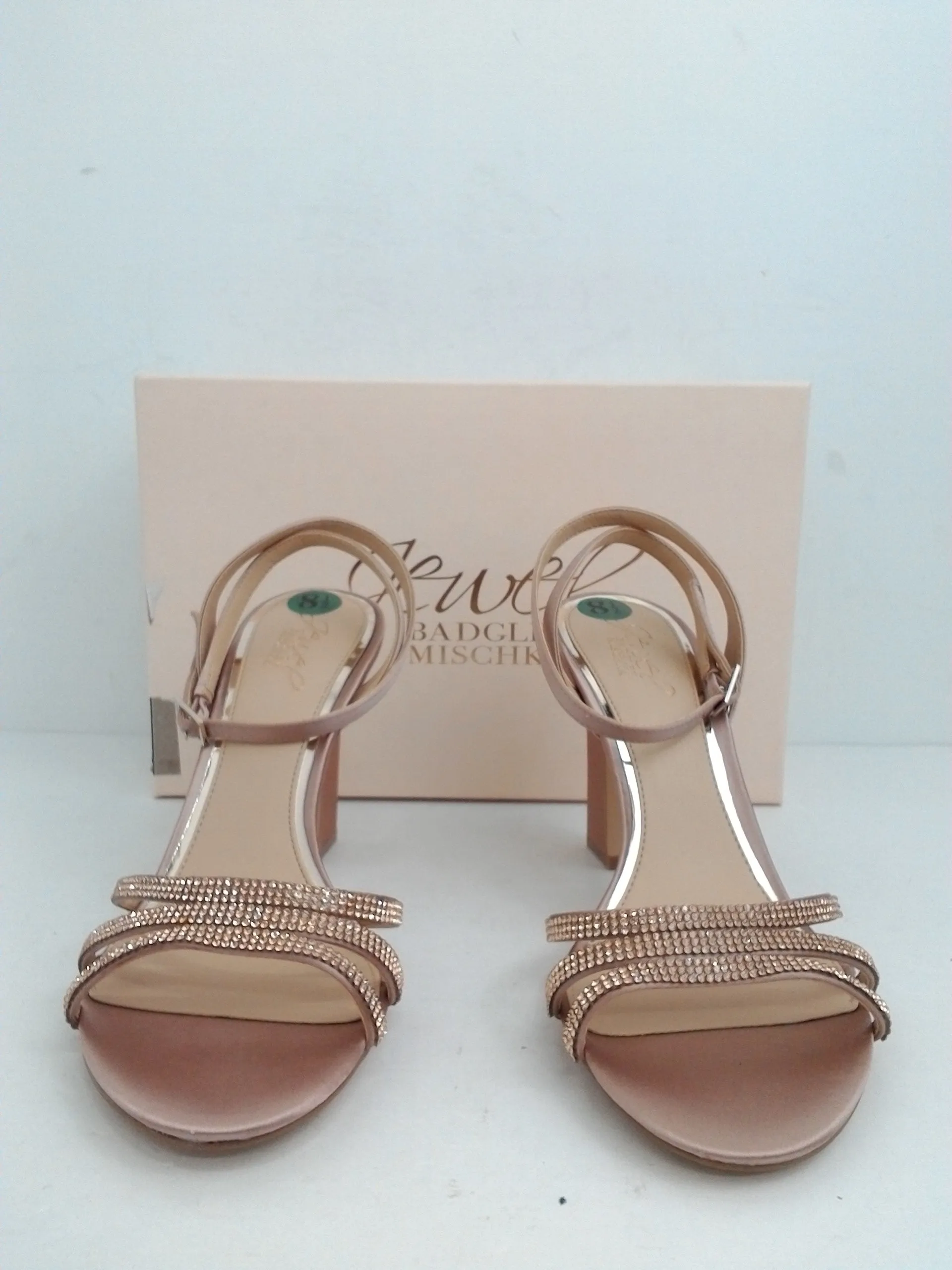 Badgley Mischka Women's Sparkle Heeled Sandal Size 8.5 M