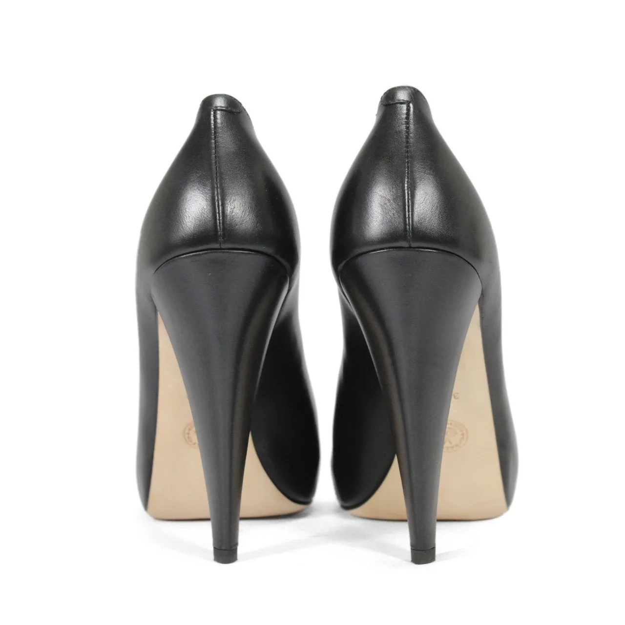 Bally Epira Peep-Toe Black Pumps