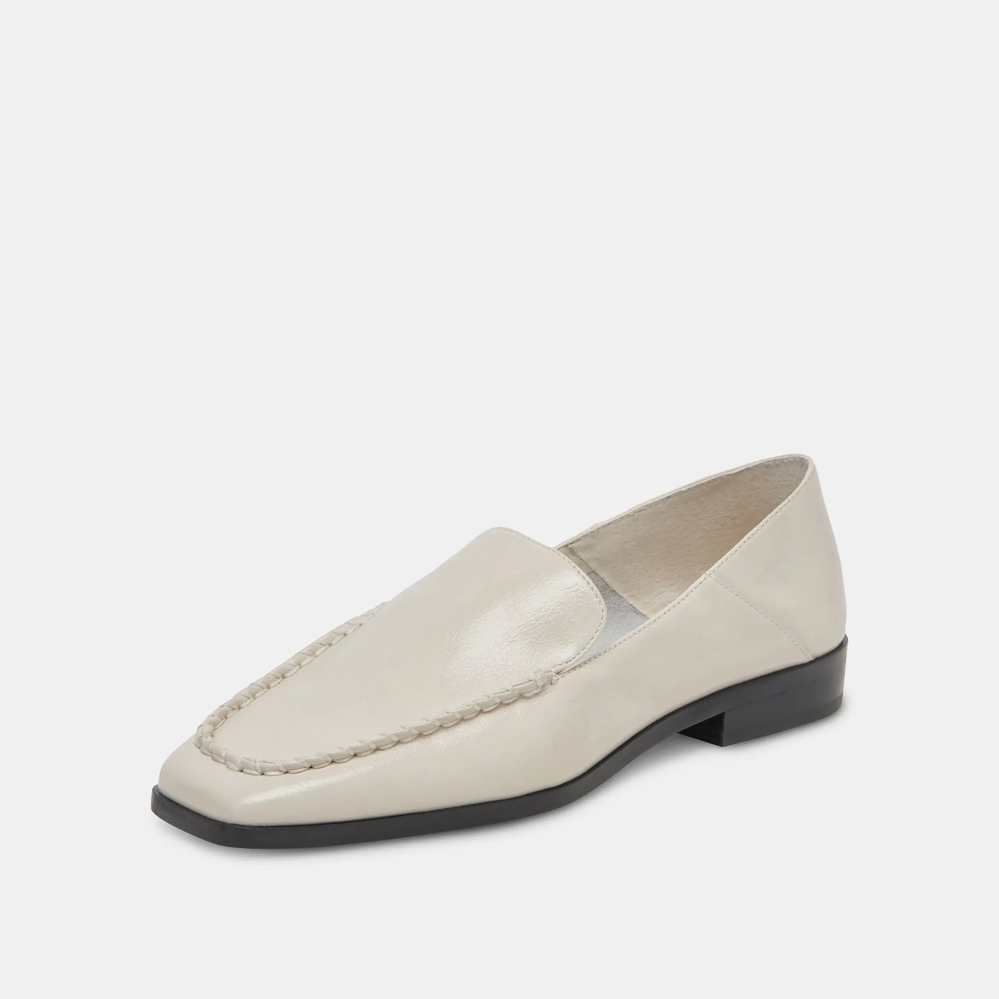 BENY FLATS IVORY CRINKLE PATENT