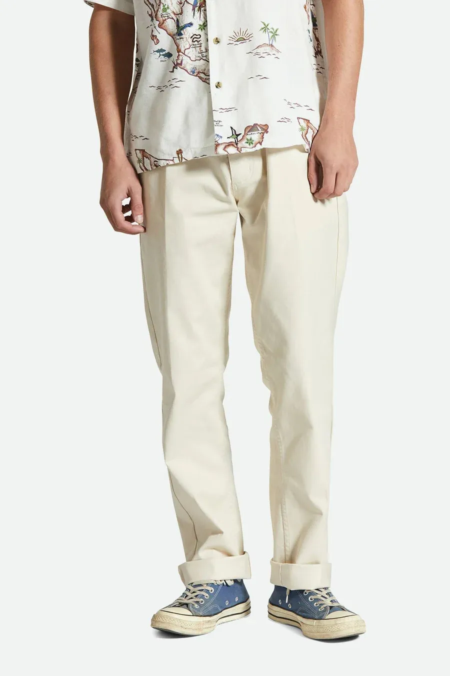 BRIXTON Choice Chino Regular Pant Whitecap