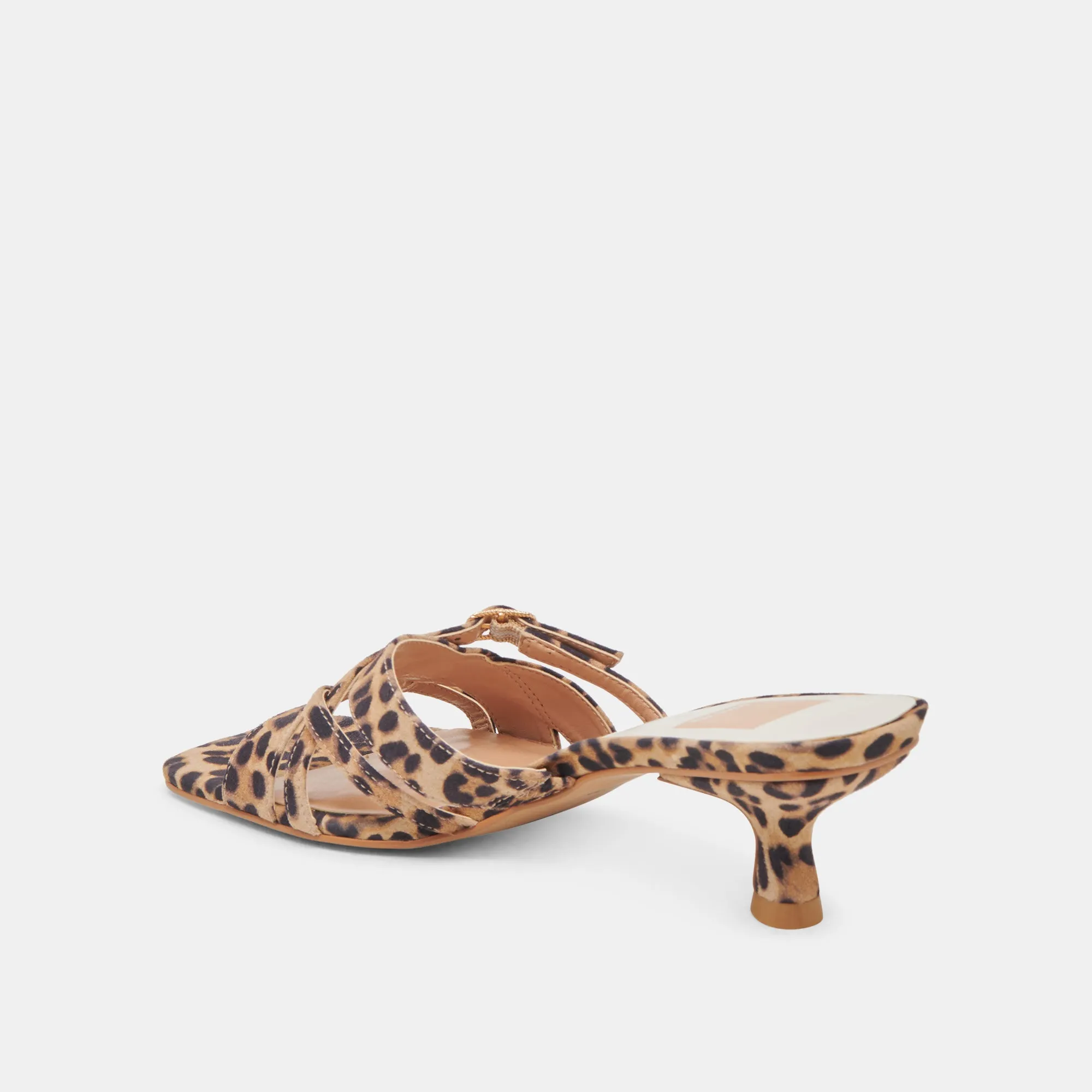 BRYANT HEELS DK LEOPARD SUEDE