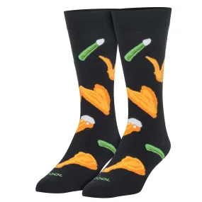 Buffalo Wings Men's Crew Socks