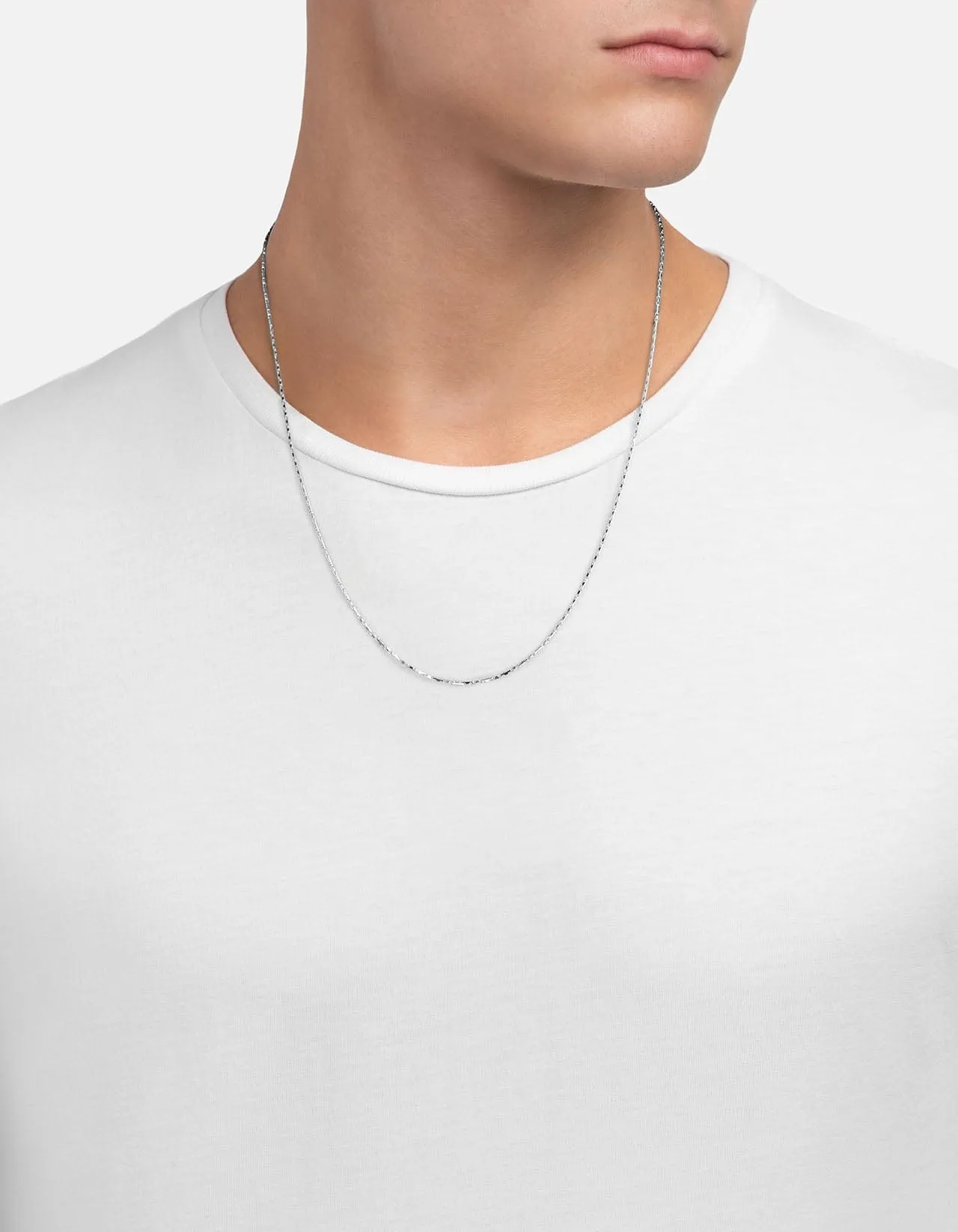 Cardano Chain Necklace, Sterling Silver