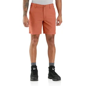 Carhartt Rugged Flex® Relaxed Fit Canvas Work Short Terracotta