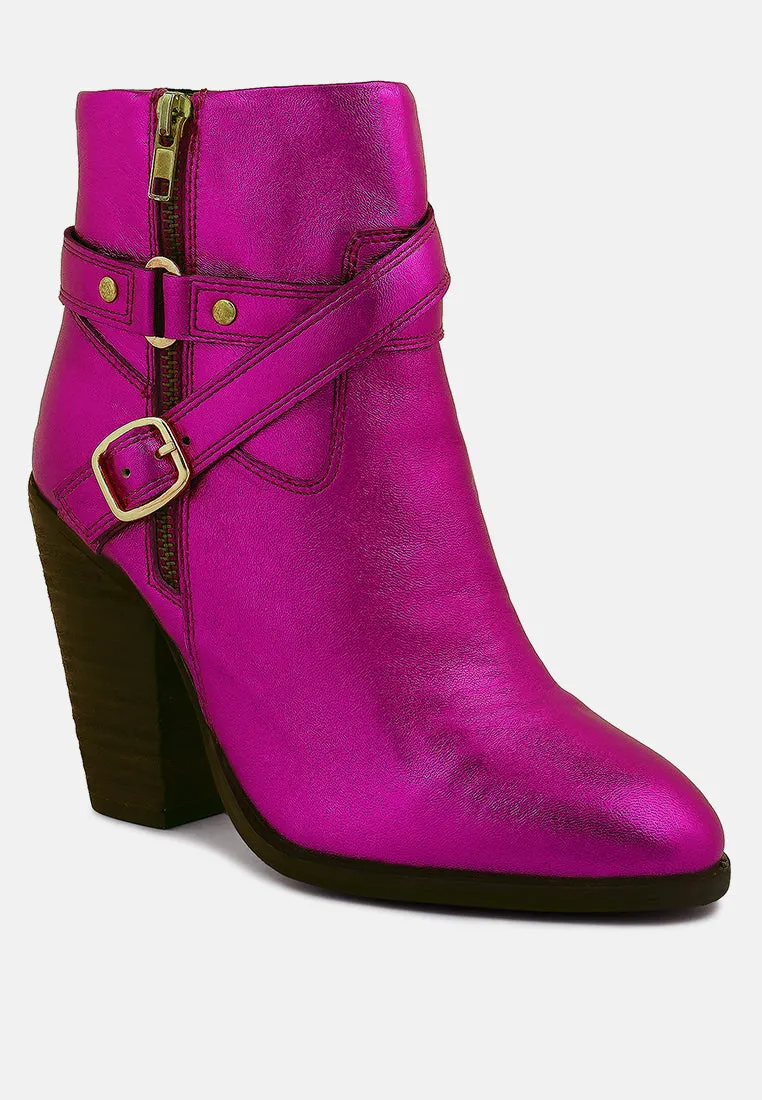 Cat-Track Leather Ankle Boots By Ruw