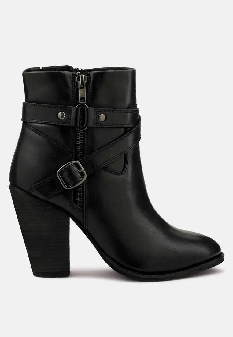 Cat-Track Leather Ankle Boots By Ruw