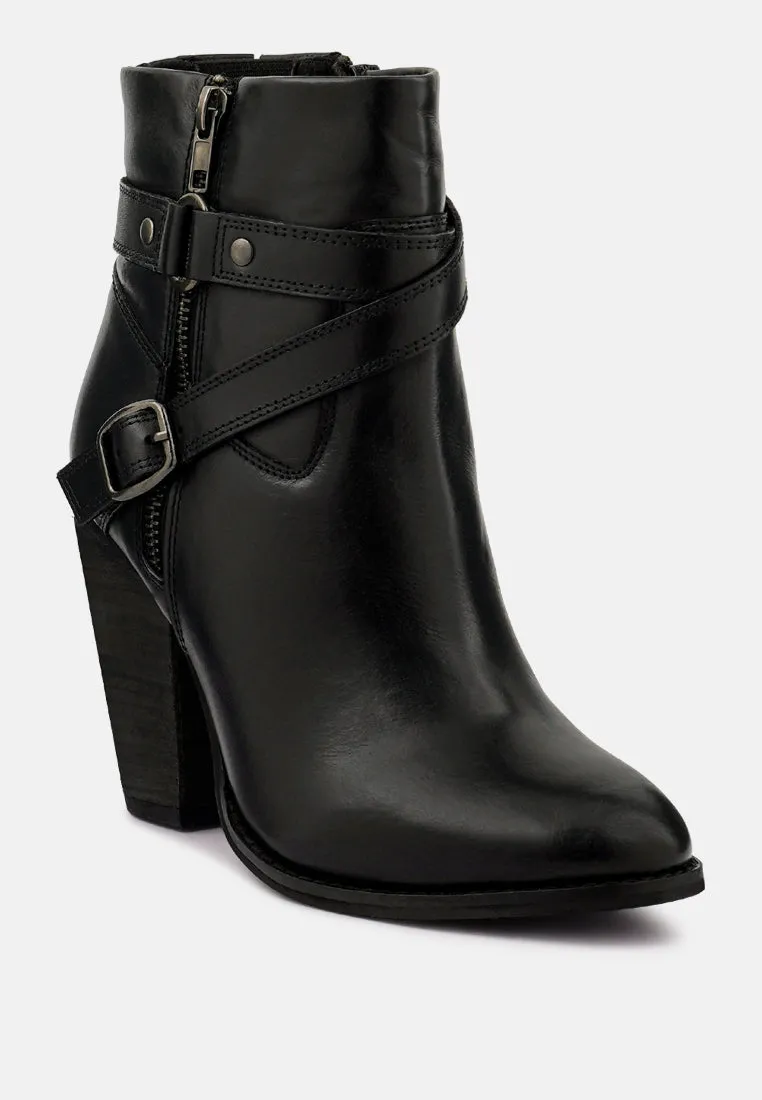 Cat-Track Leather Ankle Boots By Ruw