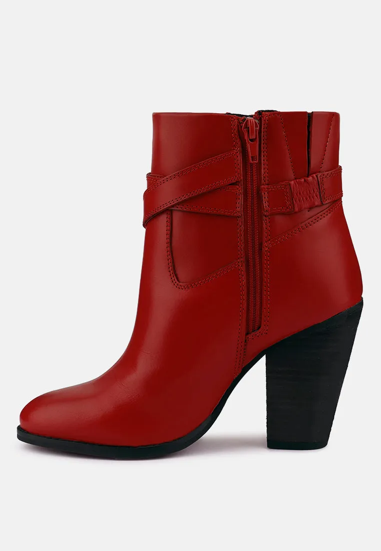 Cat-Track Leather Ankle Boots By Ruw