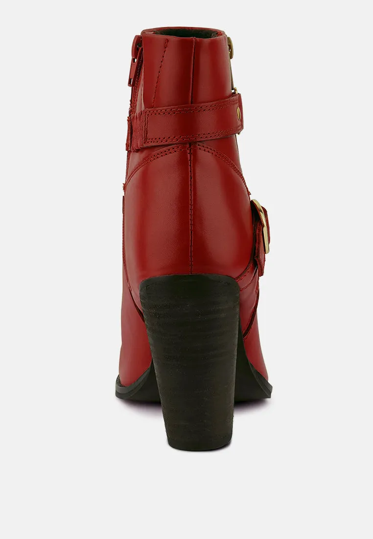 Cat-Track Leather Ankle Boots By Ruw