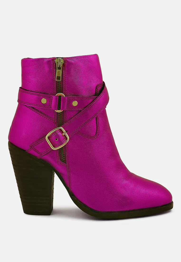 Cat-Track Leather Ankle Boots By Ruw