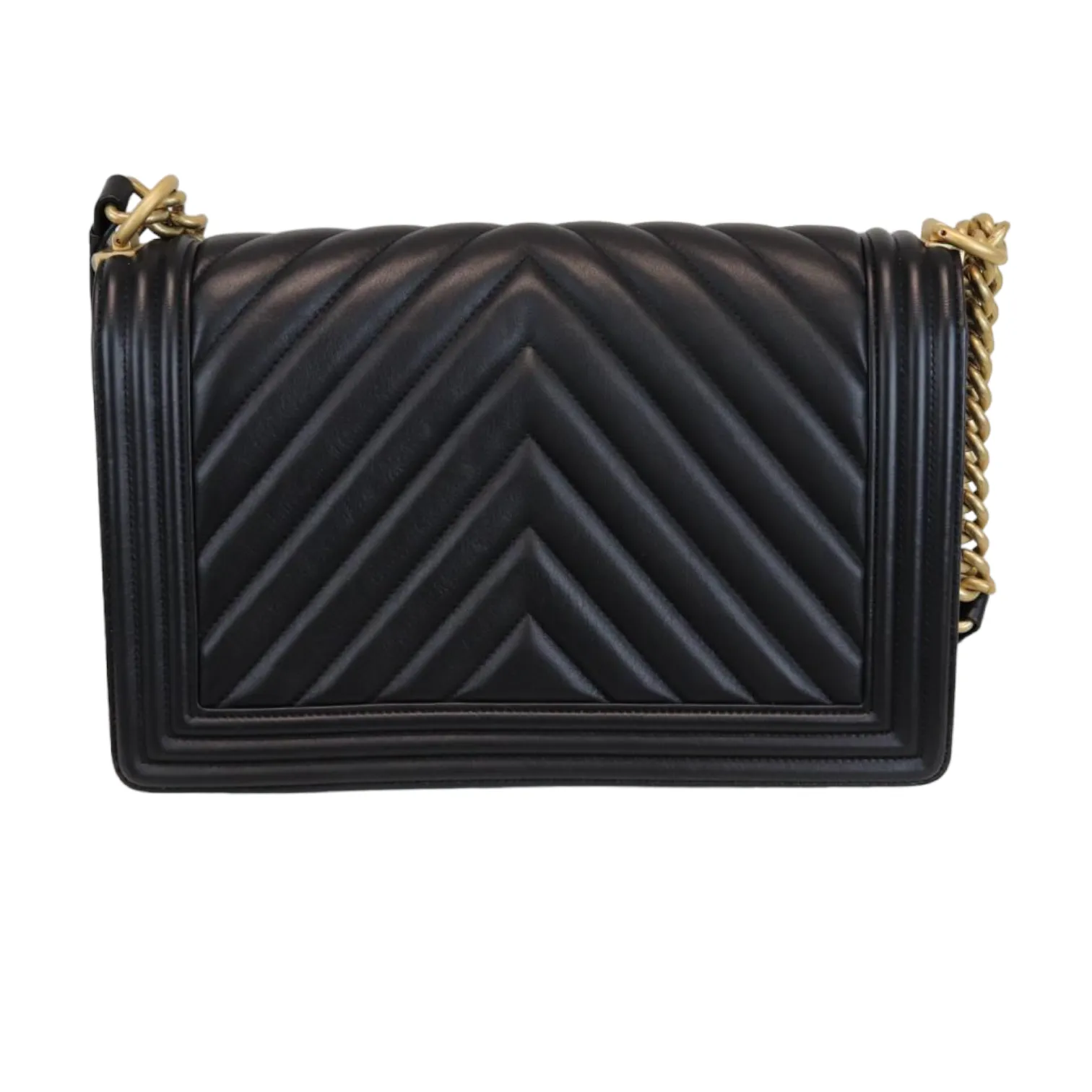 Caviar Quilted New Medium Boy Flap Black GHW