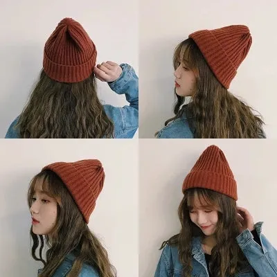 Chic knit hat KF24069