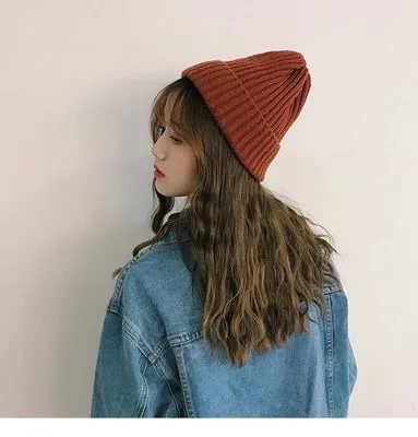 Chic knit hat KF24069