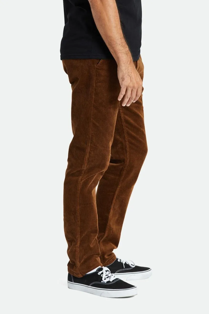 Choice Chino Regular Pant - Bison Cord