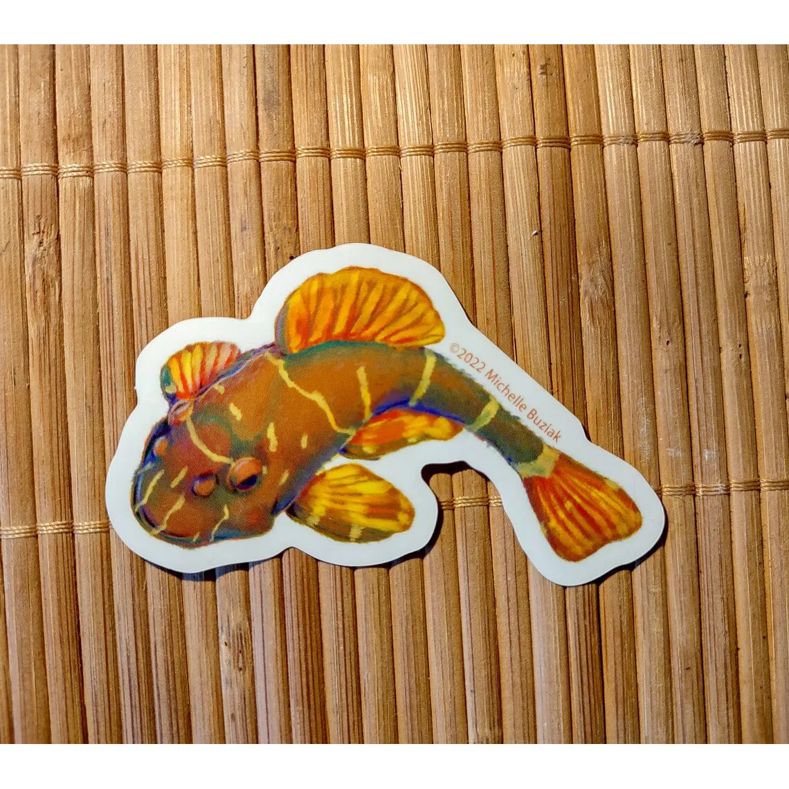 Clown Pleco Fish Sticker