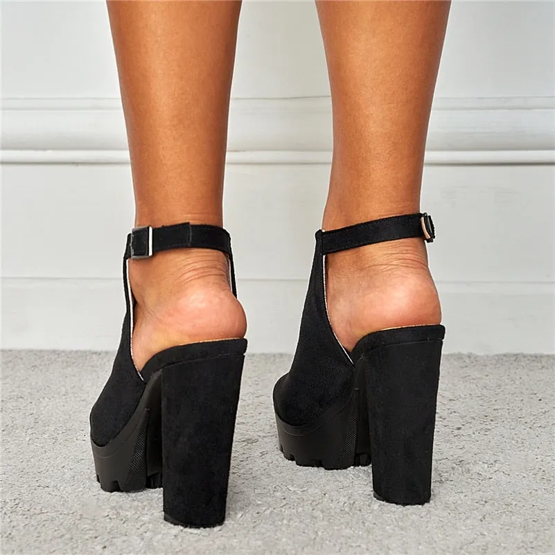 Edge of Midnight Heeled Sandals