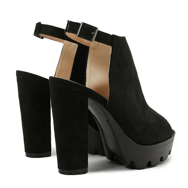 Edge of Midnight Heeled Sandals