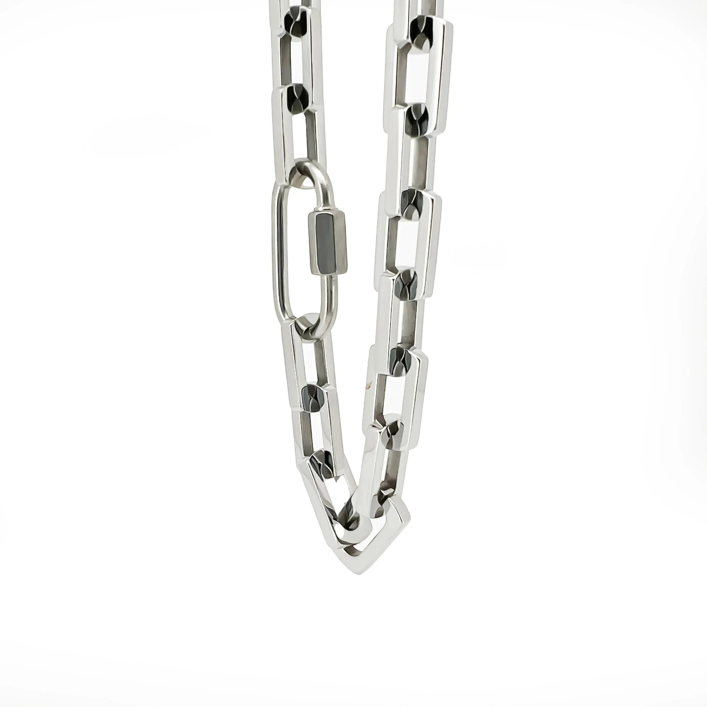 Enoch Silver-tone Stainless Steel Chain