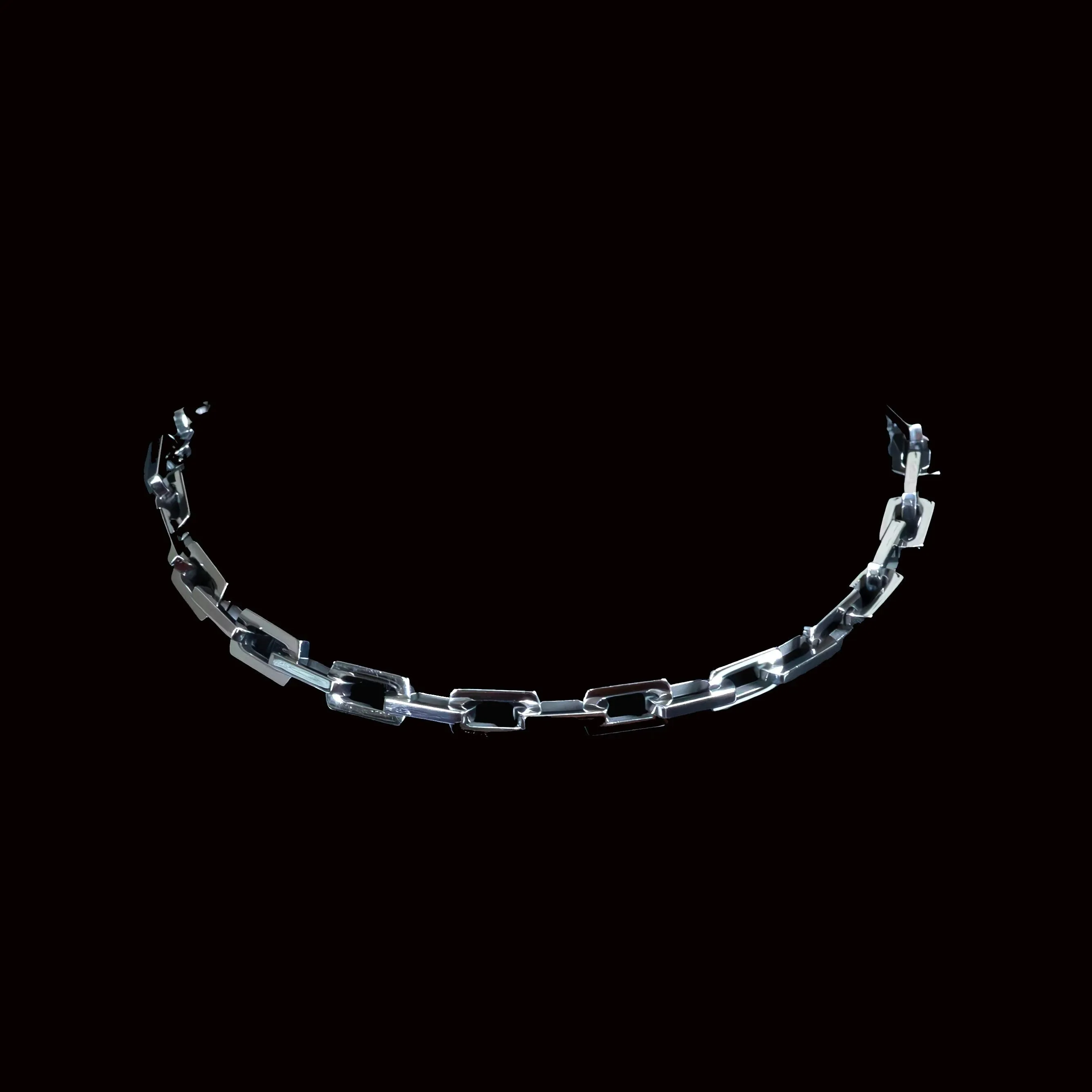 Enoch Silver-tone Stainless Steel Chain