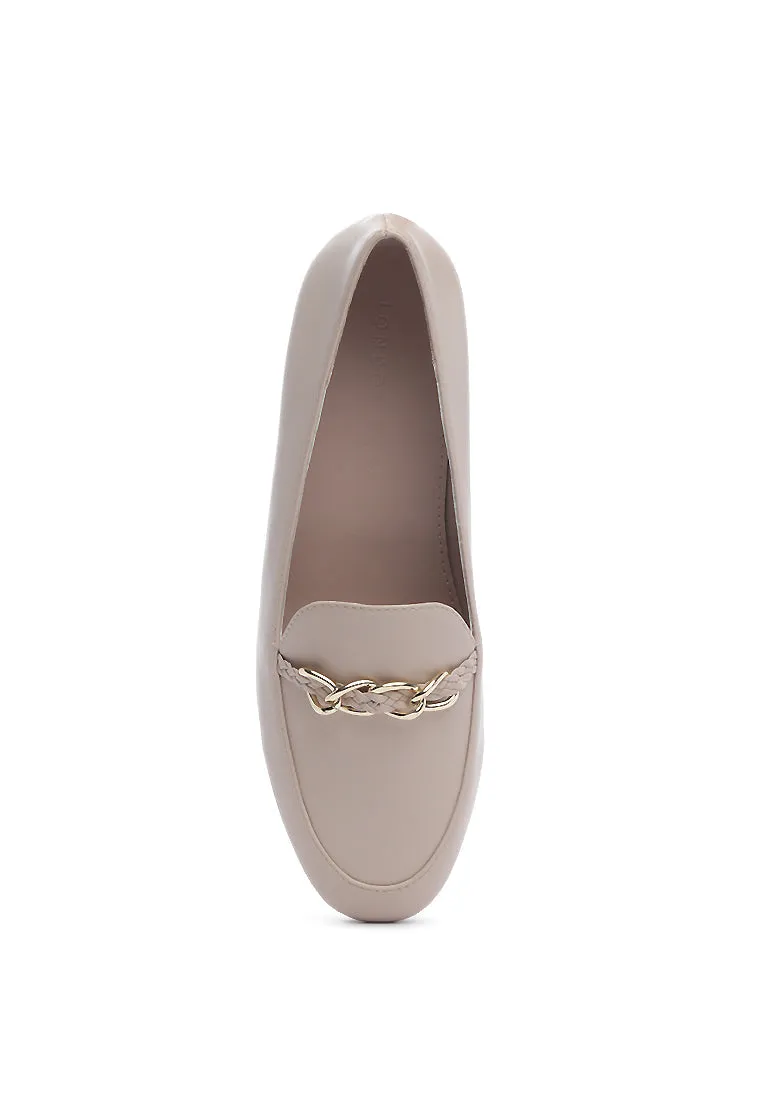 farah loafers with metal buckle