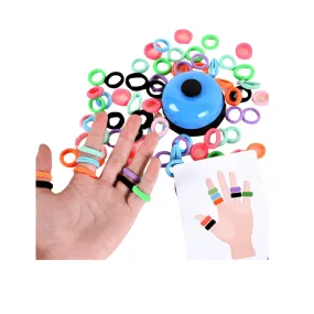 Fingers Ring Game with Elastic Bands and Bell-1 Box