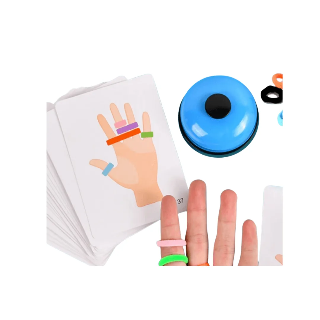 Fingers Ring Game with Elastic Bands and Bell-1 Box