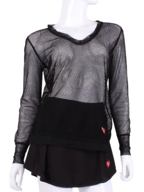 Fishnet Long Sleeve Very Vee