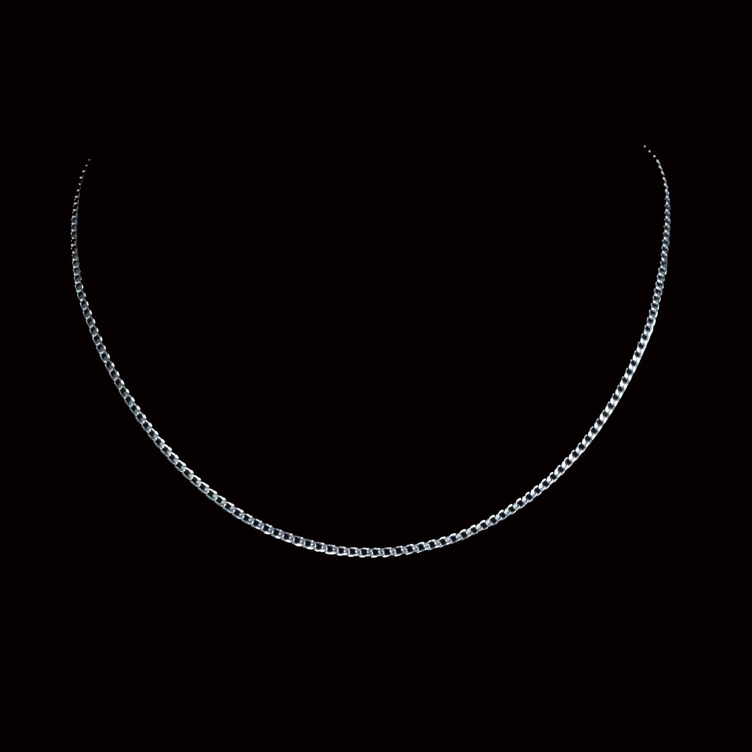 Flemyng Stainless Steel Curb Chain Necklace