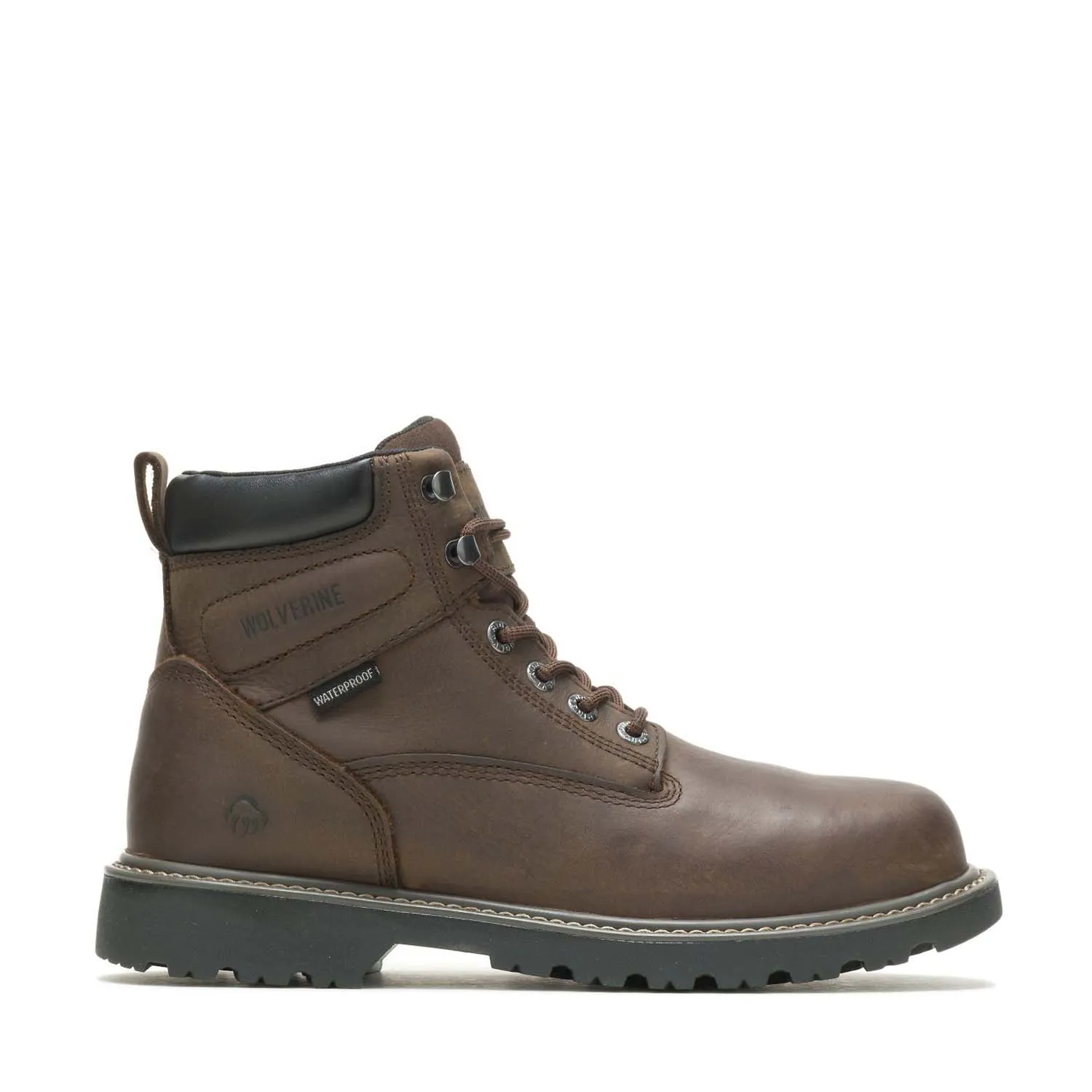 Floorhand 6 Inch Steel-Toe Waterproof Work Boot Brown