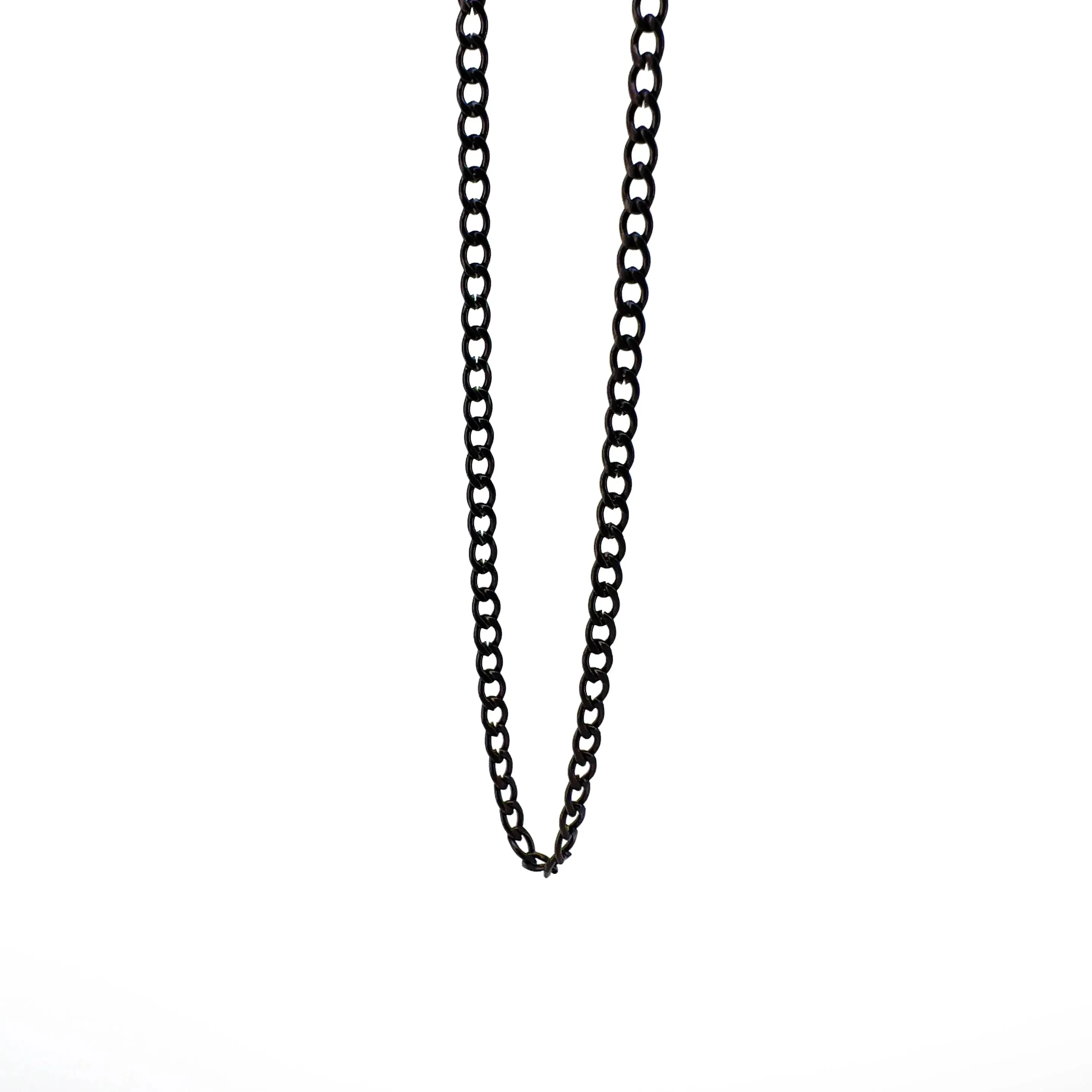 Flores Stainless Steel Curb Chain Necklace