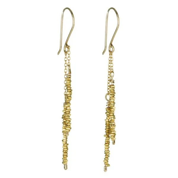 Gold Vermeil Stick Earrings