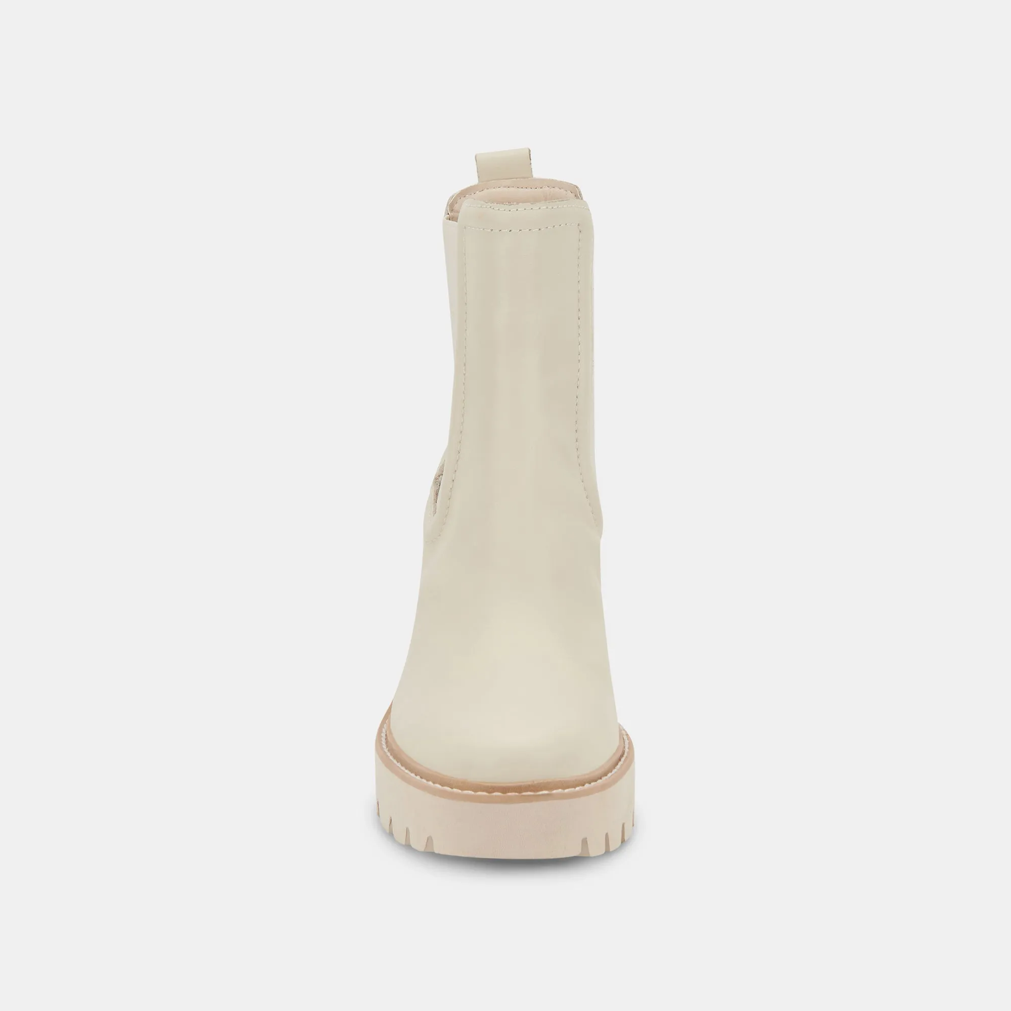 HAWK H20 WIDE BOOTIES IVORY LEATHER