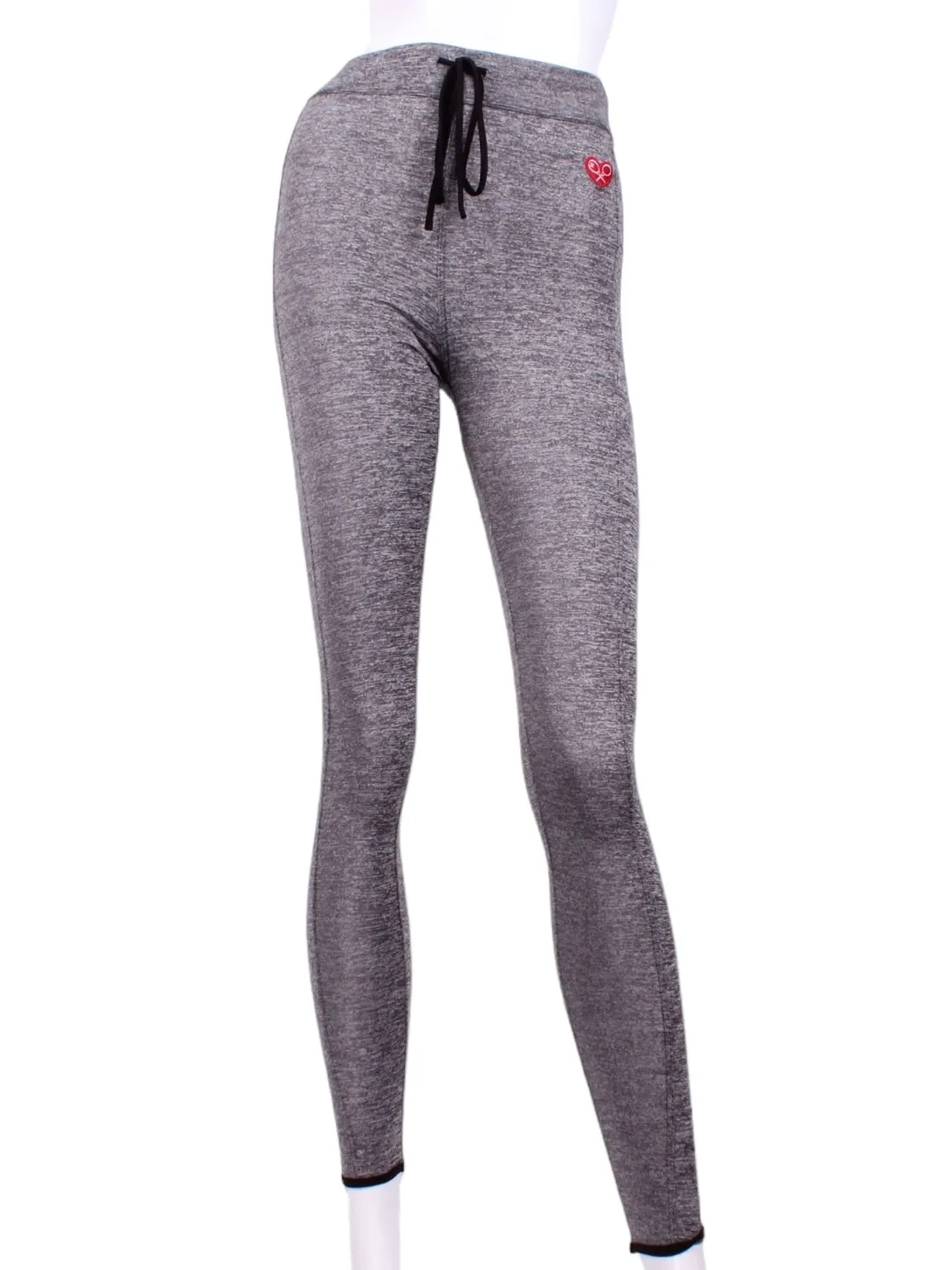 High Waisted Leg Lengthening Leggings Grey With Back Pocket