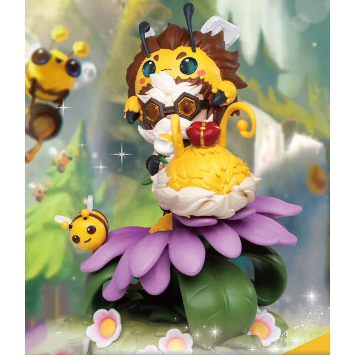 HiPlay Beast Kingdom League of Legends series Figurine, Bumblebee Nunu & Willump, Bumblebee Heimerdinger, Height 15cm