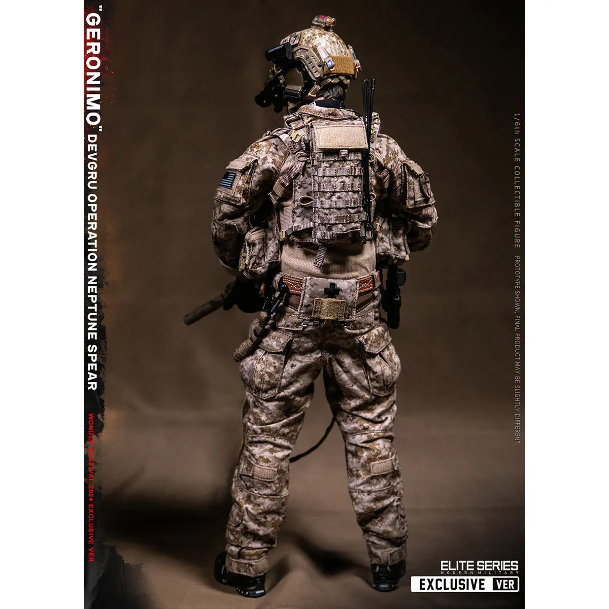 HiPlay DAMTOYS Operation Neptune Spear GERONIMO Action Figure WF2024 Event Exclusive Edition